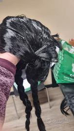 parrucche nere uomo e donna in totale 13 pezzi