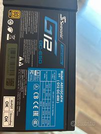 Alimentatore 650 W gold