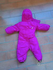 Tuta sci rosa per bambina Decathlon