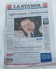 LA STAMPA 14 DICEMBRE 2009 AGGRESSIONE BERLUSCONI