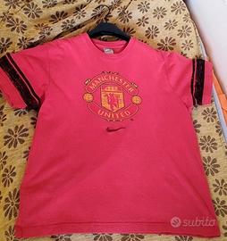 T-shirt Manchester united allenam st 08/09, Tg L 