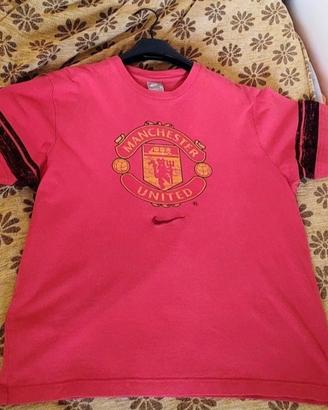 T-shirt Manchester united allenam st 08/09, Tg L 