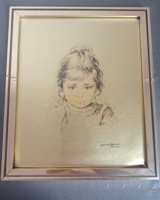 quadro di bambina 