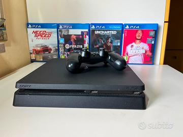 Playstation 4+ joystick+ 4giochi
