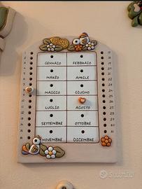 Calendario Thun in ceramica