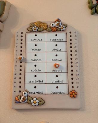 Calendario Thun in ceramica