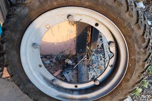 Ruota ape piaggio