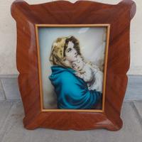 Cornice votiva Madonna con Bambino Vintage
