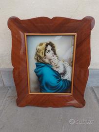 Cornice votiva Madonna con Bambino Vintage