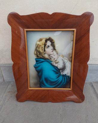 Cornice votiva Madonna con Bambino Vintage