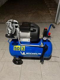 Compressore bicilindrico michelin 50lt