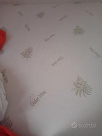 Bed top. Materasso sottile naturale in aloe vera 