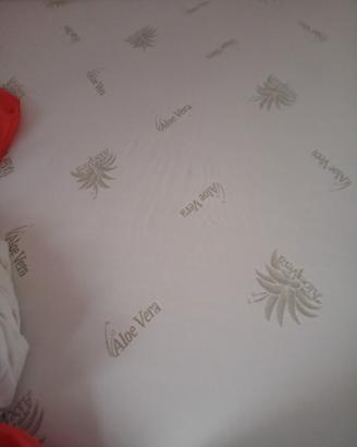 Bed top. Materasso sottile naturale in aloe vera 