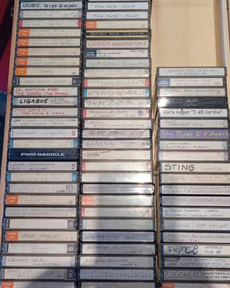 audiocassette registrate ed originali