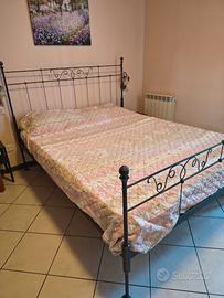 Testiera letto matrimoniale in ferro battuto a