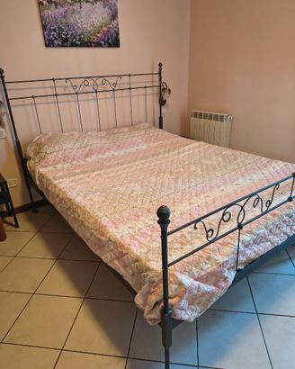 Testiera letto matrimoniale in ferro battuto a