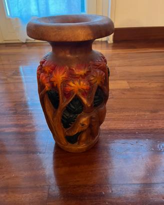 Vaso in legno
