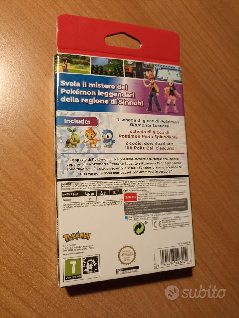 POKEMON DIAMANTE LUCENTE E PERLA SPLENDENTE EDIZIO - Console e Videogiochi  In vendita a Teramo