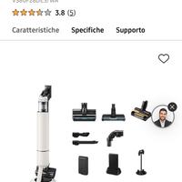 Aspirapolvere Samsung bespoke jet AI m imballata