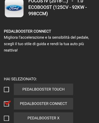 pedal booster sprint Ford Focus Puma Kuga