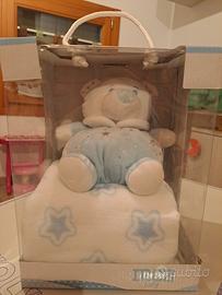 copertina + orsetto x neonato