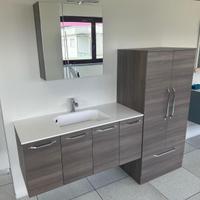 MOBILE PER LAVANDERIA CON LAVABO INTEGRATO