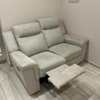 Divano 2 posti sistema recliner manuale