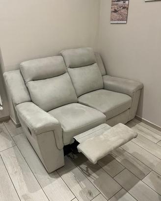 Divano 2 posti sistema recliner manuale