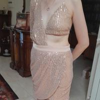 vestito elegante con paillettes 