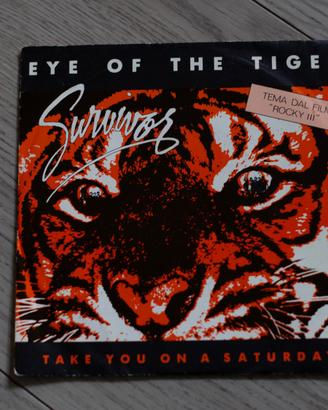 vinile 45 giri Eye of the Tiger dei Survivor