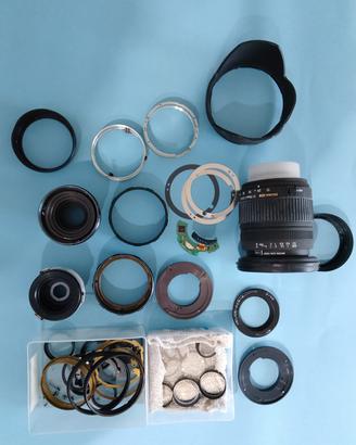Obiettivi Helios e Sigma per pezzi di ricambio