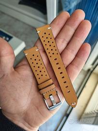 Cinturino senape in similpelle 20 mm per orologio