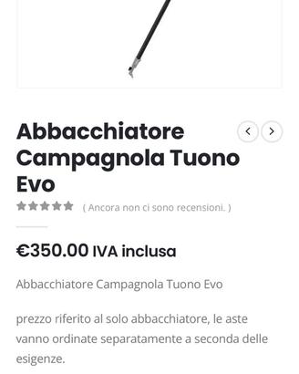 Ambacchiatore campagnola tuono evo