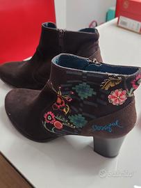 DESIGUAL, Stivaletti in pelle da donna