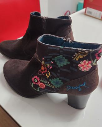 DESIGUAL, Stivaletti in pelle da donna
