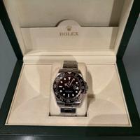 ROLEX GMT MASTER 116710LN scatola e garanzia