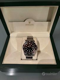 ROLEX GMT MASTER 116710LN scatola e garanzia