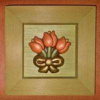 Thun originali Quadro Tulipani Gatti e Portafoto