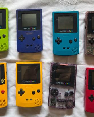 Game Boy Classic, Pocket, Color, Advance, SP.