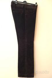 Pantalone in velluto marrone firmato Messagerie