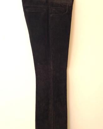 Pantalone in velluto marrone firmato Messagerie