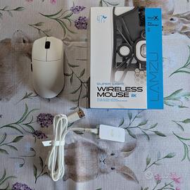 Mouse Gaming Lamzu Maya X 8K Wireless Bianco