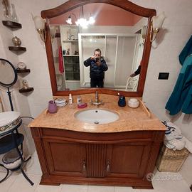 Splendido mobile bagno arte povera.