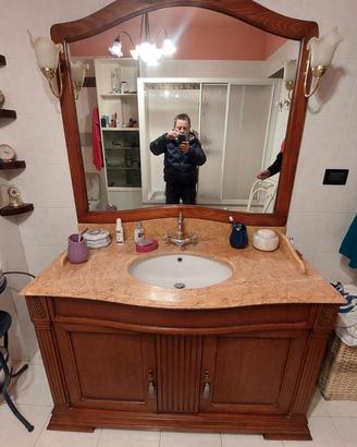 Splendido mobile bagno arte povera.