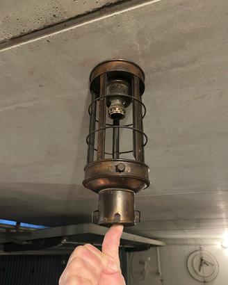 Lampadario lampada a sospensione in rame