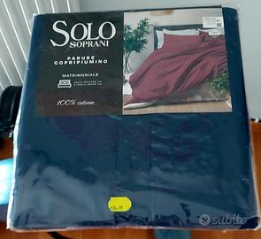 Solo Soprani Parure copripiumino matrimoniale