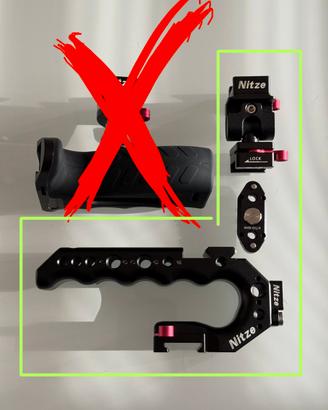 Kit maniglia NITZE + monitor