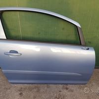 Porta lato passeggero celeste opel corsa D 2012