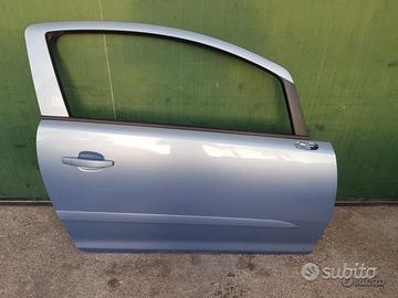 Porta lato passeggero celeste opel corsa D 2012