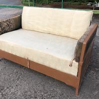 Antico Divano letto ottomana metallo